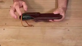 TBS Outdoor Leather folding saw pouch