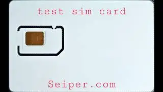 Test Sim Card  Ver3.0  Seiper.com    DUMMY  XOR Algorithm, Milenage Algorithm