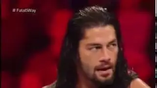Roman Reigns Vs Seth Rollins Vs Braun Strowman Fatal 5-way MATCH @ WWE Raw 7 November 2016