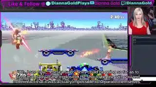 Recovery  Robin near Wily Castle fighting on Mushroom Kingdom II - Super Smash Brothers Brawl