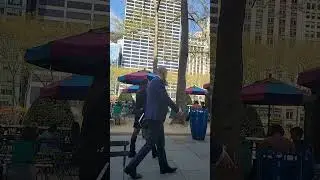 People Watching in Bryant Park