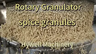 Spice Wet Granulation Machine | Continuous Rotary Granulator for Food Processin