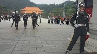 Change of Guards at the National Revolutionary Martyrs' Shrine (國民革命忠烈祠) in Taipei - Taiwan