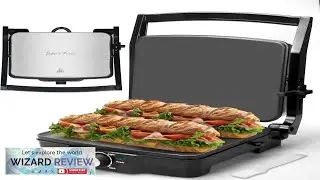 Baker's Friend Panini Press Electric Griddle Panini Grill Press Sandwich Maker Press Review