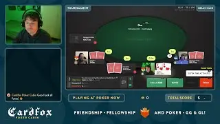Poker tournament | Live online (with open hole cards)