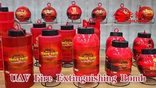 UAV Fire Extinguishing Bomb Testing &ndash; Advanced Firefighting Technology by Tenyu Tech