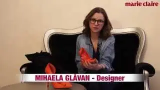 Mihaela Glavan, despre pantofii creati pentru Marie Claire Shoes First