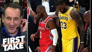 Coach K: LeBron diffusing Lakers vs. Rockets fight was 'terrific' | First Take