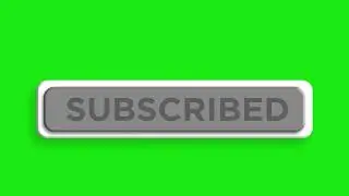 YouTube Subscribe Button Green Screen #03 | Free Download | No Copyright