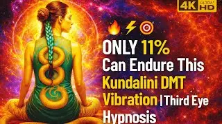 🎯 ONLY 11% Can Endure This Kundalini DMT Vibration | Third Eye Hypnosis
