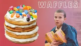 STRANGER THINGS | The Best WAFFLE Eggo Extravaganza Recipe | So Fluffy and EASY to make!