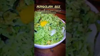 Mongolian rice || #rice #ricerecipe #tribalfood #tribal #shorts #ytshorts