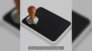 Anti-skid Coffee Tamper Mat Food Grade Silicone Pad Espresso Coffee Tamping Corner Black Thicken Mat