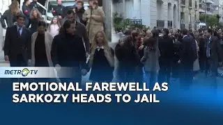 Sarkozy&rsquo;s Family Joins Supporters In Emotional Farewell Before Prison