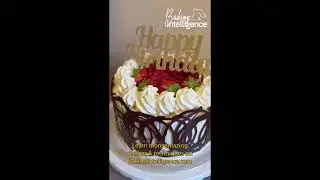 Chocolate Collar Cake / How To Make A Lacey Chocolate Collar