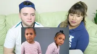 Twin girls realize they look exactly the same REACTION!!