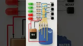 Water tank level indicator example