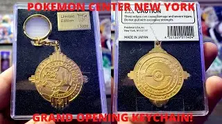 POKEMON CENTER NEW YORK GRAND OPENING KEY-CHAIN FROM 2001!!!