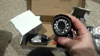 Swann 8 channel 4 camera system opening box video