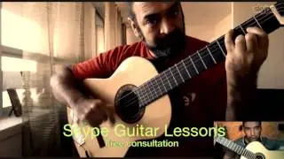 Guitar Lessons via Skype by Bahram Aghakhanگيتاربهرام آقاخان ,in English ,Persian & French