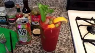 Spicy Virgin Mary cocktail tutorial