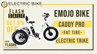 EMOJO Caddy Pro 48V 500W Fat Tire Electric Trike Review by Electric Bike Paradise