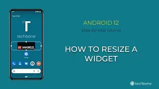 How to Resize a Widget [Android 12]