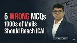 First Step For 5 Wrong MCQs | Lets Do it Together | CA Ravi Taori