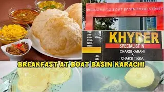 Boat Basin Food Street Karachi | Breakfast at Boat Basin Food Street #boatbasin #viral #breakfast 
