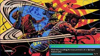 find the loading screen picture at a quinjet patrol site