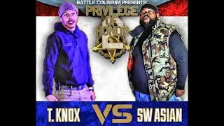 T  Knox vs Sw Asian