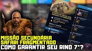 RINO 7⭐ GARANTIDO? 🦏 SAF&Aacute;RI FRAGMENTADO EXPLICADO | MISS&Atilde;O SECUND&Aacute;RIA MCOC