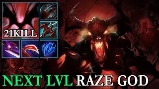 Brutal Burst Damage 3Hits K.O [Shadow Fiend] Next Level Triple Raze 27Min Full Items 7.32b DotA 2