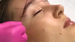 10M Microblading Pre Inked Eyebrow Mapping String Thread Line Tattoo Brow Marker