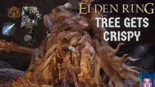Elden Ring Int/Fth Build Vs Erdtree Avatar - No Damage - Overkill