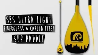 The SBS Pro Ultra-light Carbon Fiber/Fiberglass SUP Paddle