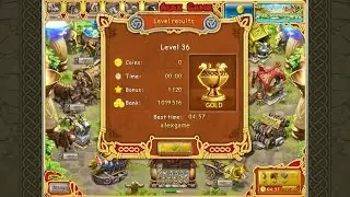 Farm Frenzy Viking Heroes Standart Level 36 GOLD Веселая ферма Викинги Стандарт Уровень 36 Золото