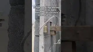 La plomada es m&aacute;s antigua pero si m&aacute;s precisa en la Alba&ntilde;iler&iacute;a #short #alba&ntilde;il #alba&ntilde;iles