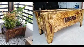 Making different types of woody pots