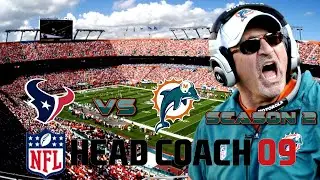 NFL Head Coach 09 PS3 Gameplay (TEXANS vs DOLPHINS)
