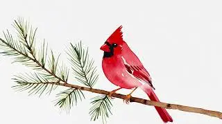 Snowy Cardinal & Chickadee Winter Bird Frame TV Art &ndash; FREE Preview! ❄️