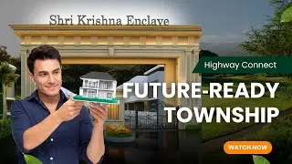 Shri Krishna Enclave Jewar Aerial View | Near Noida International Airport