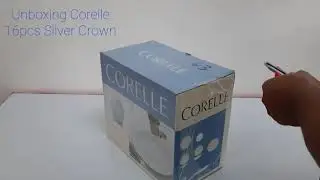 Unboxing Corelle 16pc set Silver Crown