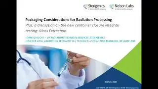 Pharma Packaging Considerations for Radiation Processing