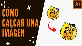 Como calcar una imagen en Illustrator || Tutorial paso a paso