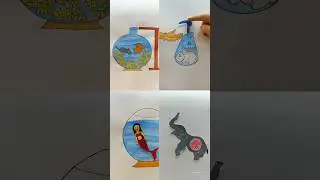 Deep meaningful art💔 😢 #shorts #jyotiartandcraft #deep #art #youtubeshorts #trending #sadreality