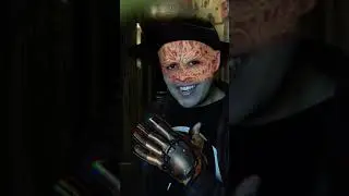 me transformei no Freddy Krueger #shorts