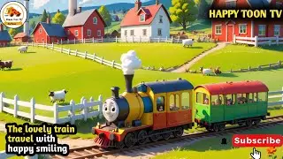The beautiful train travel happy toon tv new cartoon subscribe to channel 