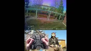 #fpv #tinywhoop my #first #powerloop to #dive #gap