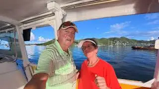 Yachthafen St.Maarten mit St.Kitts 